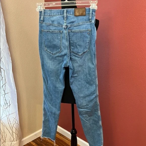 Madewell 10 inch High Rise Raw Hem Jeans - Picture 5 of 10